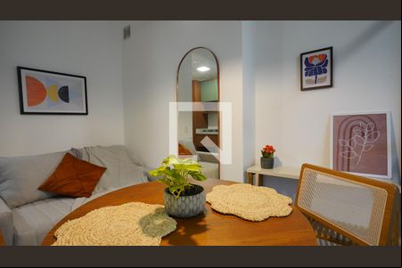 Sala de apartamento para alugar com 1 quarto, 33m² em Agronômica, Florianópolis