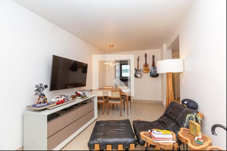 Sala de apartamento à venda com 3 quartos, 78m² em Lourdes, Belo Horizonte
