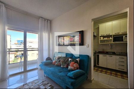 Sala de apartamento para alugar com 1 quarto, 88m² em Jardim Sao Miguel, Guarujá