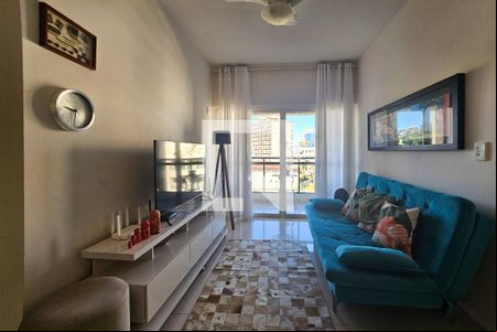 Sala de apartamento para alugar com 1 quarto, 88m² em Jardim Sao Miguel, Guarujá