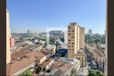Vista/Sala de apartamento à venda com 1 quarto, 32m² em Centro, Rio de Janeiro