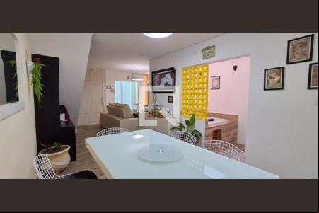 Sala de Jantar de casa de condomínio à venda com 3 quartos, 194m² em Vila Valparaíso, Santo André