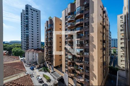 Vista de apartamento para alugar com 1 quarto, 58m² em Aparecida, Santos