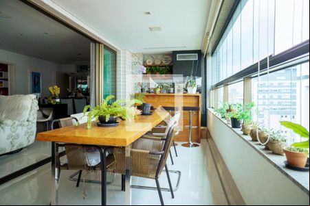 Varanda de apartamento à venda com 4 quartos, 180m² em Santo Agostinho, Belo Horizonte