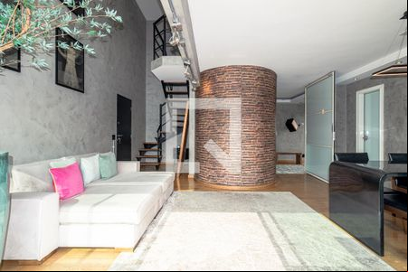 Sala de apartamento para alugar com 1 quarto, 113m² em Moema, São Paulo