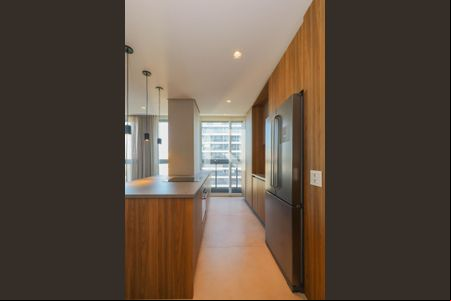 Sala/Cozinha de apartamento à venda com 3 quartos, 133m² em Jardins, São Paulo