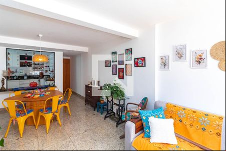 Sala de apartamento à venda com 3 quartos, 80m² em Graça, Belo Horizonte