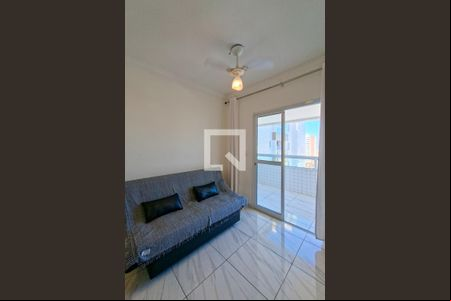 Sala de casa de condomínio para alugar com 1 quarto, 50m² em Mirim, Praia Grande