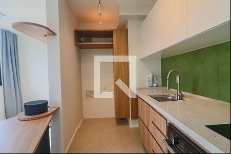 Sala / Cozinha de apartamento à venda com 1 quarto, 35m² em Butantã, São Paulo