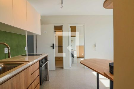 Sala / Cozinha de apartamento à venda com 1 quarto, 35m² em Butantã, São Paulo