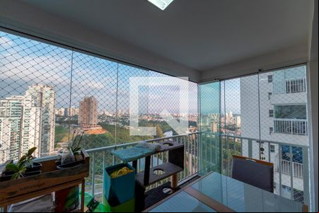 Varanda da Sala de apartamento à venda com 2 quartos, 54m² em Alphaville Empresarial, Barueri