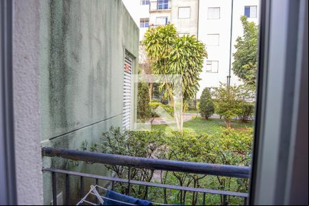 Varanda da sala de apartamento à venda com 2 quartos, 48m² em Casa Grande, Diadema