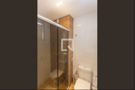 Banheiro Social de apartamento para alugar com 1 quarto, 44m² em Funcionários, Belo Horizonte