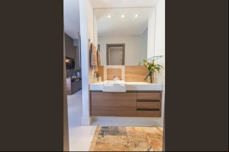 Banheiro Social de apartamento para alugar com 1 quarto, 44m² em Funcionários, Belo Horizonte