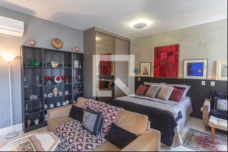 Sala/Quarto de apartamento para alugar com 1 quarto, 44m² em Funcionários, Belo Horizonte