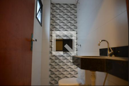 Banheiro da Suíte 1 de apartamento à venda com 2 quartos, 106m² em Santa Terezinha, Santo André