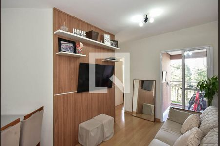 Sala de apartamento à venda com 2 quartos, 57m² em Vila Sonia do Taboao, Taboão da Serra