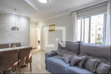 Sala de apartamento para alugar com 2 quartos, 56m² em Campanário, Diadema