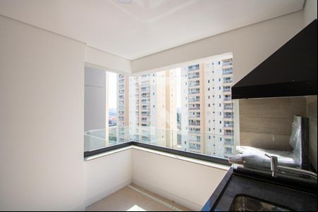 Varanda da sala de apartamento para alugar com 3 quartos, 93m² em Campestre, Santo André