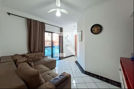 Sala de apartamento para alugar com 1 quarto, 50m² em Boqueirão, Praia Grande