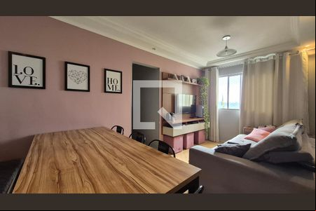 Sala  de apartamento à venda com 2 quartos, 62m² em Parque Marajoara, Santo André