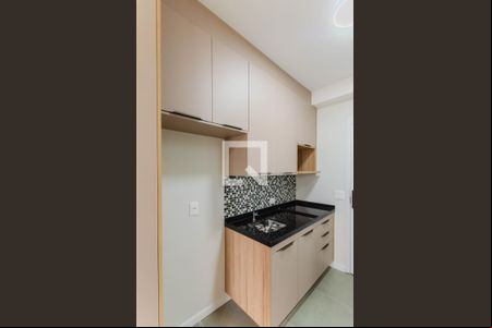 Cozinha de kitnet/studio à venda com 1 quarto, 22m² em Paraíso, São Paulo