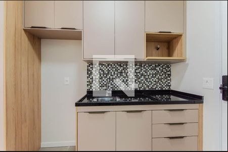 Cozinha de kitnet/studio à venda com 1 quarto, 22m² em Paraíso, São Paulo