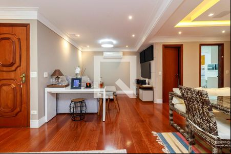 Sala de apartamento à venda com 3 quartos, 131m² em Brooklin, São Paulo
