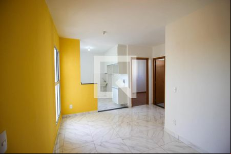Sala de apartamento para alugar com 2 quartos, 47m² em Caguaçu, Sorocaba
