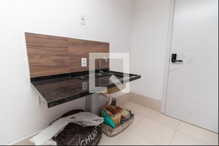 Cozinha de kitnet/studio para alugar com 1 quarto, 23m² em Perdizes, São Paulo