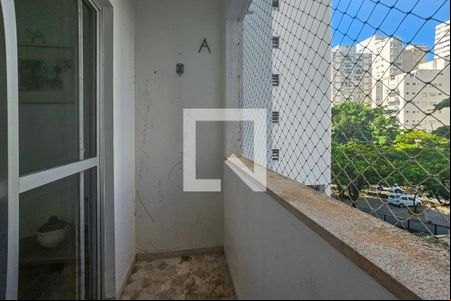 Varanda da Sala de apartamento para alugar com 2 quartos, 65m² em Centro, Guarujá