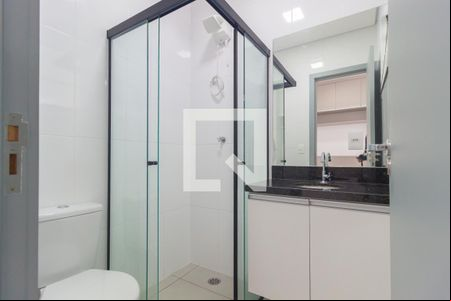 Banheiro de kitnet/studio para alugar com 1 quarto, 19m² em Vila Regente Feijó, São Paulo