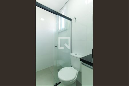 Banheiro de kitnet/studio para alugar com 1 quarto, 19m² em Vila Regente Feijó, São Paulo