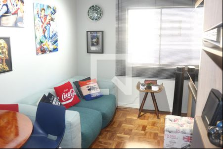 Sala de apartamento à venda com 2 quartos, 55m² em Olímpico, São Caetano do Sul
