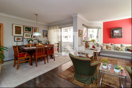 Sala de apartamento à venda com 4 quartos, 162m² em Brooklin, São Paulo