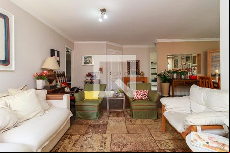 Sala de apartamento à venda com 4 quartos, 162m² em Brooklin, São Paulo