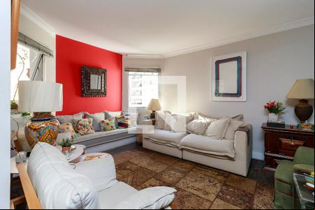 Sala de apartamento à venda com 4 quartos, 162m² em Brooklin, São Paulo