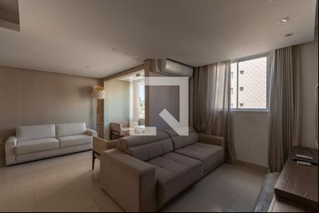 Sala 2 de apartamento para alugar com 2 quartos, 90m² em Planalto, Belo Horizonte