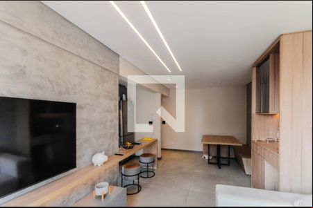 Sala de apartamento à venda com 1 quarto, 45m² em Liberdade, São Paulo
