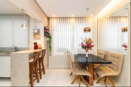 Sala de Jantar de apartamento à venda com 2 quartos, 45m² em Santo Antônio, Belo Horizonte