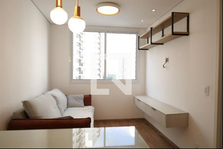 Sala de apartamento para alugar com 2 quartos, 34m² em Campo Grande, São Paulo