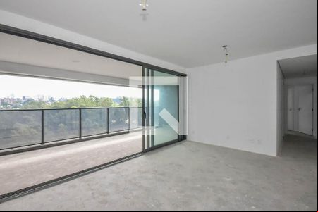 Sala de apartamento para alugar com 3 quartos, 142m² em Real Parque, São Paulo