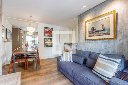 Sala de apartamento à venda com 2 quartos, 55m² em Vila Olímpia, São Paulo