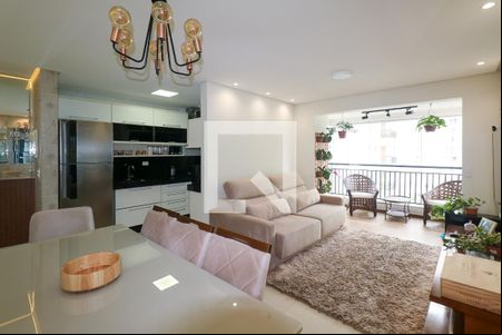 Sala de apartamento à venda com 2 quartos, 69m² em Olímpico, São Caetano do Sul