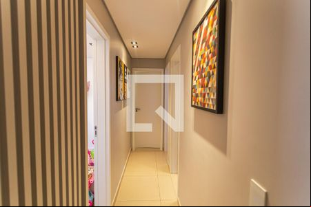 Corredor de apartamento à venda com 3 quartos, 75m² em União, Belo Horizonte