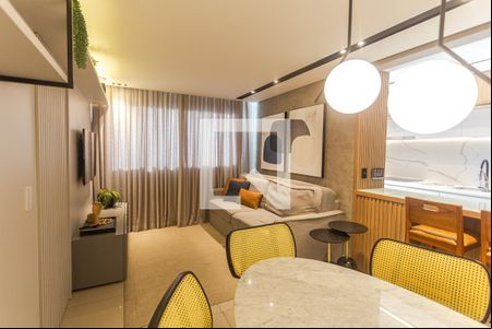 Sala de apartamento à venda com 3 quartos, 75m² em União, Belo Horizonte