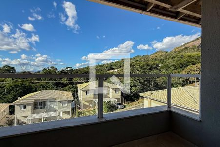 Varanda do Quarto 1 de casa de condomínio à venda com 3 quartos, 187m² em Vila Madeira, Nova Lima