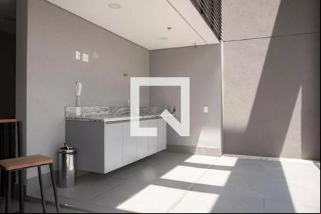 Área comum de kitnet/studio à venda com 1 quarto, 27m² em Vila Clementino, São Paulo