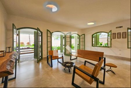 Sala de casa de condomínio para alugar com 3 quartos, 300m² em Jardim Acapulco, Guarujá