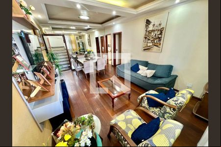 Sala de apartamento à venda com 3 quartos, 70m² em Santa Branca, Belo Horizonte